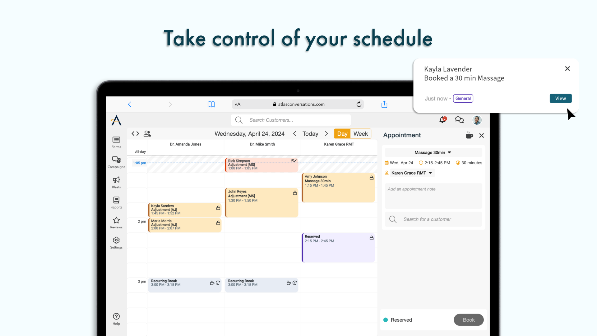 screenshot of Atlas Chirosys